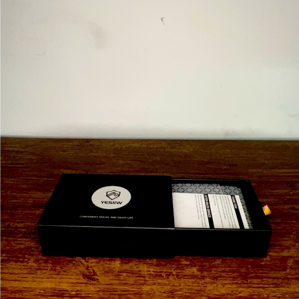 YESIIW Card Holder Wallet for Men